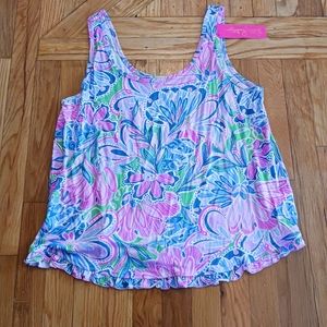 NWT Lilly Pulitzer PJ Top XL